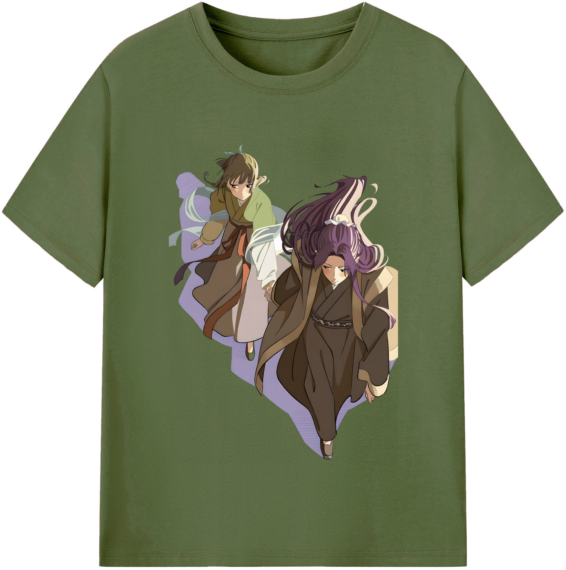 （画像用） 薬屋のひとりごと The Apothecary Diaries 綿100％半袖Tシャツ（フロントプリント）